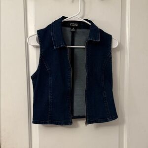 Refuge Navy Denim Vest